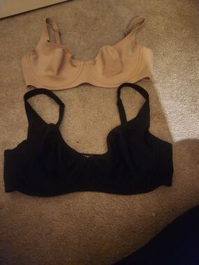 Soma Underwire Bra Duo in Black and Nude Bundle